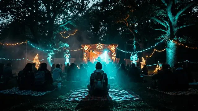 Festivalbühne bei Nacht: Erstelle dein eigenes Electric Picnic 2026 Musikquiz-Pack (Hitster-Style) mit Hitify