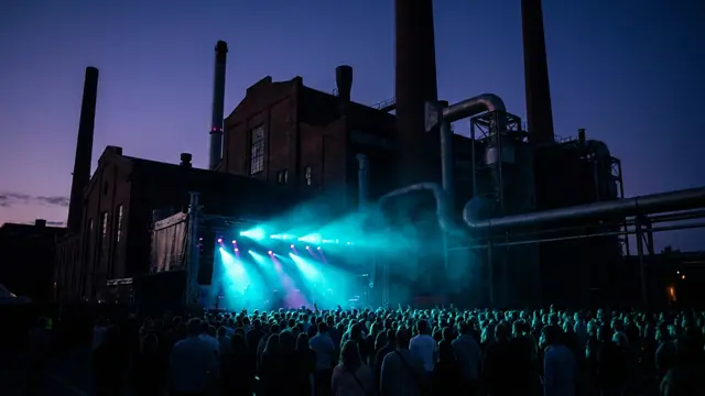 Festivalbühne bei Nacht: Erstell dein eigenes Flow Festival 2026 Musikquiz-Pack (Hitster-Style) mit Hitify