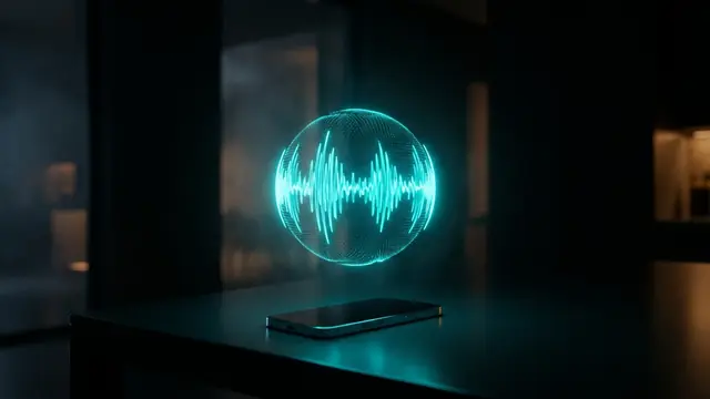 Musik, Schallwellen und Streaming in Cyan-Licht: Global Games & AI Beats: Die größten Trends für Musikquiz-Abende 2026