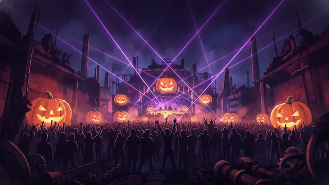 Halloween-Tanzfestival mit Laserstrahlen: Erstelle dein eigenes Hocus Pocus Musikquiz-Paket (Hitster-Style) mit Hitify
