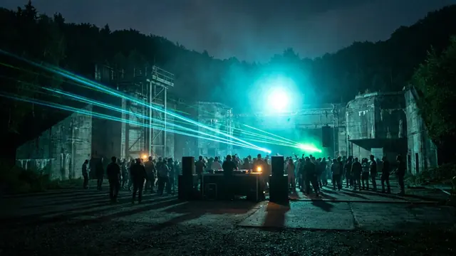 Festivalbühne bei Nacht: Erstell dein eigenes Nature One 2026 Musikquiz-Pack (Hitster-Style) mit Hitify