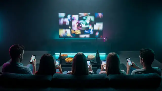 Freunde spielen ein Musikspiel auf einer Party: Vom TikTok-Scroll zur Quizshow: Das ultimative virale Party-Spiel 2026