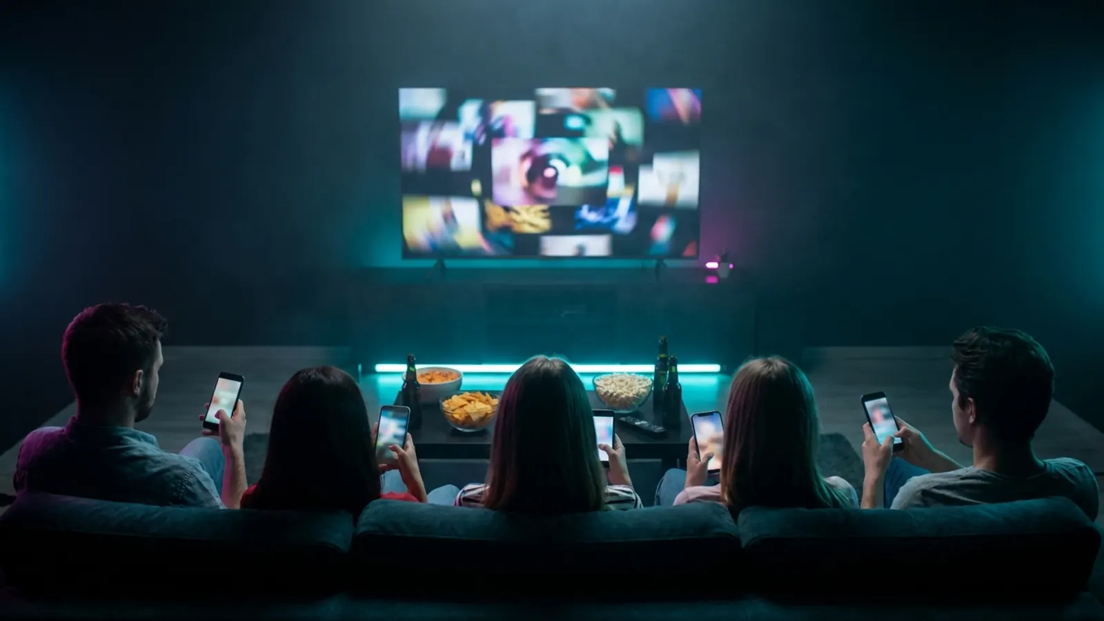 Venner spiller et musikspil til en fest: Fra TikTok-scrolling til quizbænk: Vær vært for det ultimate virale festspil i 2026
