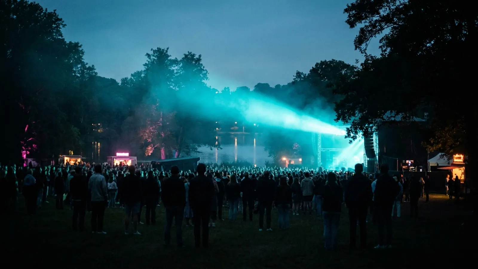 Festivalové pódium v noci: Vytvorte si vlastni Way Out West 2026 hudebni kviz pack s Hitify (styl Hitster)
